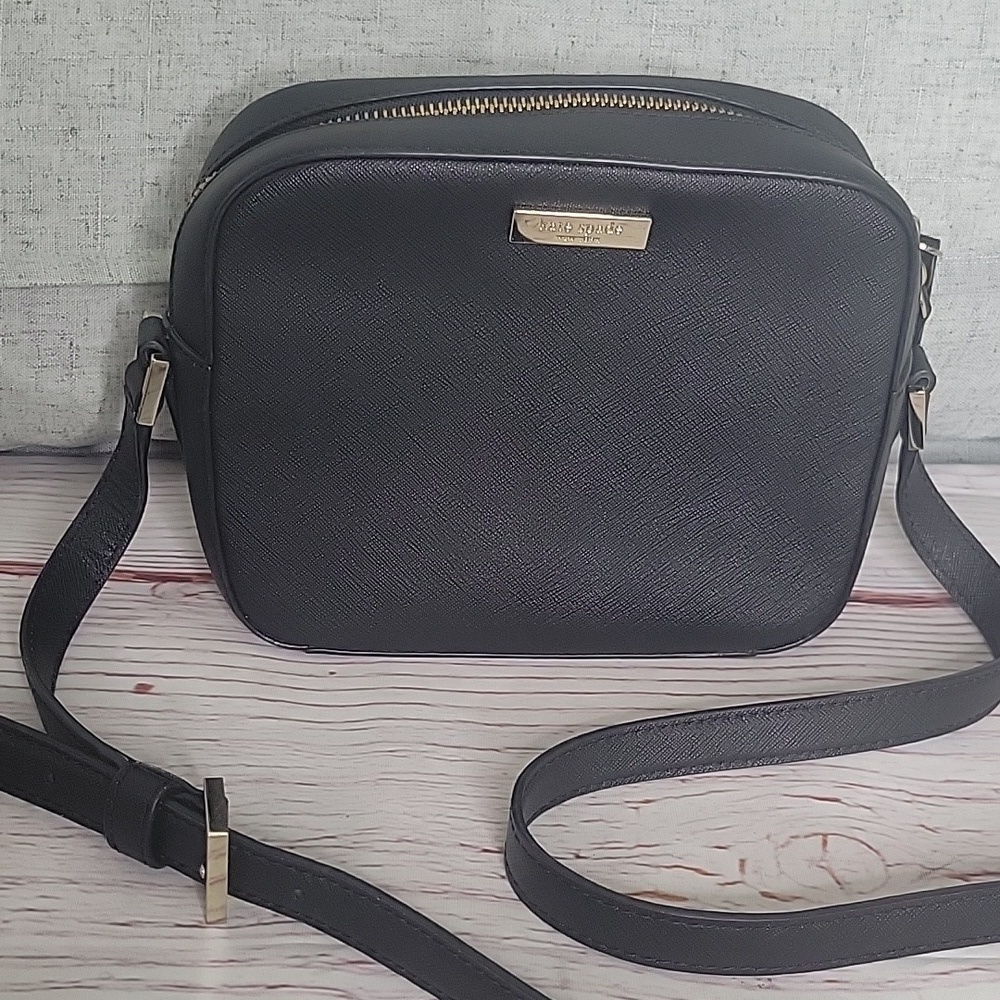Kate Spade Black Saffiano Leather Crossboy Bag